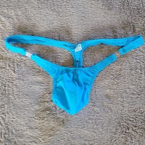 arroyman clip swim thong, blue (L)